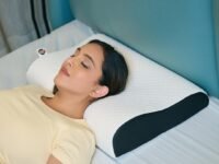 CareFoam Memory Foam Cervical Neck Pillow | 2 Years Warranty | Pain Relief Sleep, Improves Posture Spinal Alignment, Neck Pain Relief | Queen 19 x 11 x 3.5 Inch | White Jacquard Cover | Pack of 2