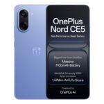 OnePlus Nord CE5 | Massive 7100mAh Battery | MediaTek Dimensity 8350 Apex | Powered by OnePlus AI | 8GB + 256GB | Nexus Blue