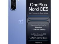 OnePlus Nord CE5 | Massive 7100mAh Battery | MediaTek Dimensity 8350 Apex | Powered by OnePlus AI | 8GB + 256GB | Nexus Blue