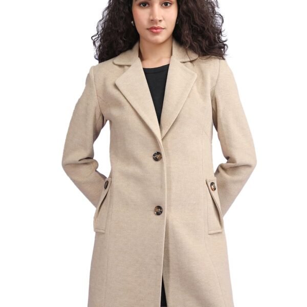 PLAGG Women Winter Long Length Overcoat