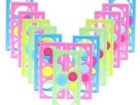 Crackles Creative Gift Designer Spiral Spirograph Geometric Ruler Drafting Tools Art& Craft Sets School Stationery Return Gift for Children Kids Students Birthday Drawing Toys - Pack of 15