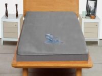 Trance Cotton Feel Terry Ultra Soft Waterproof Mattress Protector | Breathable - Hypoallergenic Bed Protector (72x24 inch | 6x2 feet, Grey - Pack of 1)