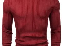 NORTHWIND Men's High Turtle Neck Cotton T-Shirt