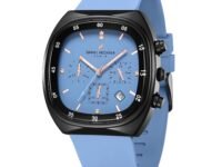 Daniel Hechter Paris Bercy Collection Modern Multi Functional Watch for Men with Square Dial and Silicon Band-DHM1001