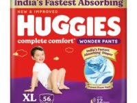 Huggies Complete Comfort Wonder Pants | Pant Style Baby Diapers Extra Large Size (XL), 56 Count | India's Fastest Absorbing Diaper, Prevents Diaper Rash, Ideal for 12 to 17 Kgs