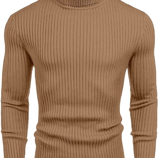 NORTHWIND Men's High Turtle Neck Cotton T-Shirt