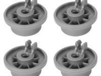 4pcs Dishwasher Rack Basket Wheels Replacement Parts Fit,Dishwasher Accessories Kitchen Parts Dishwasher Lower Rack Wheels Replacement for Dishwashers