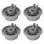 4pcs Dishwasher Rack Basket Wheels Replacement Parts Fit,Dishwasher Accessories Kitchen Parts Dishwasher Lower Rack Wheels Replacement for Dishwashers