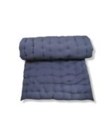 ATOOTFUSION Soft Cotton Grey Color Quilt | Mattress` Foldable Light Weight Filled Single Firm Cotton Quilt Mattress| Gadda (Solid Coloured, 1 Sleeping Capacity, 3 x 6 ft or 72 x 36 Inches) (Grey)