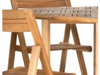 Aarswa Sheesham Wood Hand Made Folding Dining Table Set, Provincial Teak Finish Study Table Office Laptop Desk, Reading Table, Writing Desk, Portable Laptop Table for Home & Office (30x30x30 inch)