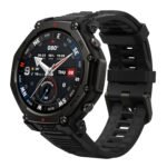 Amazfit T-Rex 3 Pro Outdoor Smart Watch 48mm Sapphire AMOLED Display, Ti Bezel, Dual Band GPS, Offline Maps, 25 Days Battery, Built-in Flashlight, 10 ATM, 180+ Sports Mode for Android & iPhone, Black