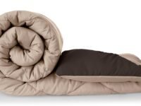 Amazon Brand - Solimo Microfibre Reversible Comforter, Single (Sandy Beige & Walnut Brown, 200 GSM), 50 TC