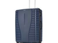 Aristocrat Large Polypropylene Airpro Spinner Check-in 75 Cm() 8 Wheels Trolley Bags for Travel Hard Case Luggage, Lightweight Bag with Combination Lock & Robust Trolley with 3 Years Warranty (Blue)