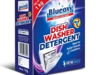 BLUEOXY Auto Dishwasher Detergent Powder - Used for All Dishwasher Brands | Specially Made for Indian Utensils & Conditions | Dishwasher Cleaning Powder | Ecological Formulation | 1Kg | QTY 1