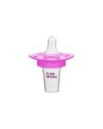 BeeBaby Medicine Dispenser with Soft Silicone Nipple for Newborn. (Pink)