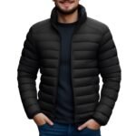 Ben Martin Men's Nylon Jacket|Standard Length Puffer Winter Bomber Jacket|Stylish Jacket|Biker Casual Hoody Jacket