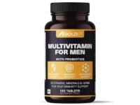 Boldfit Best Multivitamin Tablet For Men, Multi vitamin Tablet For Men with Probiotics, Vitamin C, E, B12, B6, Zinc & Grape Extract For Immunity & Energy Multivitamin Supplement- 120 Veg Tablets