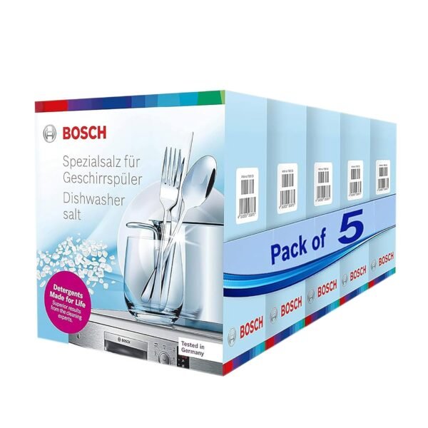 Bosch Salt for Dishwasher - 5 KG (Combo Pack of 5)