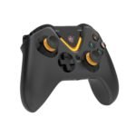 COSMIC BYTE Ares Pro Wireless Gamepad For Pc,Android,Ios – Tri-Mode(2.4Ghz,Bluetooth,Wired),Hall Effect Joysticks & Triggers,1000Hz Polling,Backlit Buttons,Turbo,Macro Button,3.5Mm Audio Port(Black)