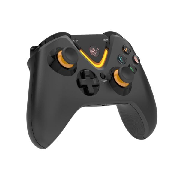 COSMIC BYTE Ares Pro Wireless Gamepad For Pc,Android,Ios – Tri-Mode(2.4Ghz,Bluetooth,Wired),Hall Effect Joysticks & Triggers,1000Hz Polling,Backlit Buttons,Turbo,Macro Button,3.5Mm Audio Port(Black)