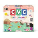 CVC Word Builder - Letter Tiles & Whiteboard - Learn to Read, Write & Build CVC Words - Educational Toy for Kids 3 4 5 6 Years