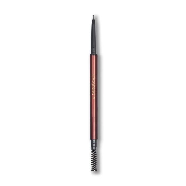 Charmacy Milano Ultra Defining Eyebrow Pencil (Black) - 0.1G, Natural Brows, Built in Spoolie Brush, Dual Function, Sweat Resistant, Eyebrow Expert, Vegan, Cruelty Free, Non-Toxic