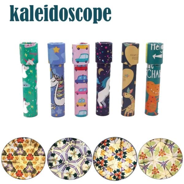 Crackles Educational Learning Classic Toy Kaleidoscope - Pack of 1, Random Print Will be Sent Best for Birthday Return Gifts
