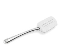 Crystal Stainless Steel Slotted Spatula, Silver, Standard