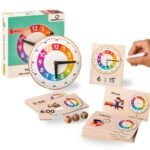 Curious Cub Learning Clock for Kids | Educational Toys for 5+ Year Old | Fun Time Learning Kit | Activity Toys for 6 Year Old Boys, Girls & Educational Board Games for Kids | Ideal Birthday Gift