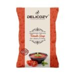 Delicozy Instant Tomato Soup Powder 500g, Instant Premix Tomato Soup Pack - Fresh Tomatoes Readymade Veg Soup Packet - Tomato Soup Instant Premix Suitable For Vending Machines