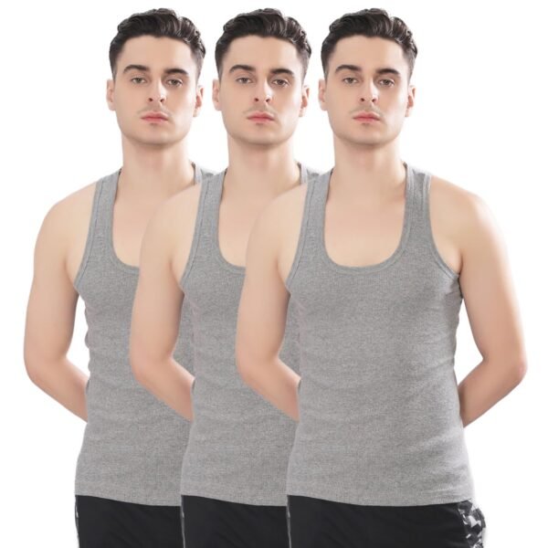 Dollar Bigboss Men's Solid Regular Fit Vest