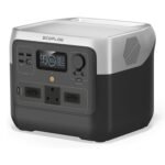 EF ECOFLOW RIVER 2 Pro Portable Power Station | 768Wh LiFePO4, 70Min Charge | 1600W X-Boost (4x800W AC) | 230V/50Hz | Solar Ready for Home/Camping/RV