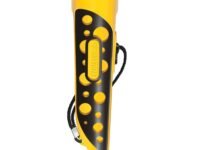 Eveready Cheetah DL54 | 1W LED Torch | Powered by 3 AA Batteries | Super Bright White LED | 7000 Lux Output | Wide Beam & Range | Strong & Durable ABS Plastic Body | Red & Yellow