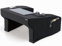 FOVERA Lap Desk Pillow | Height Adjustable, Soft & Comfortable Armrest, Easy to Store | For Working on Laptop, Reading & Gaming | Work from Home Pillow | Perfect for Using on Bed, Sofa & Floor (Black)