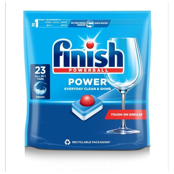 Finish 23 Tablets, Powerball Power Dishwasher Tablets