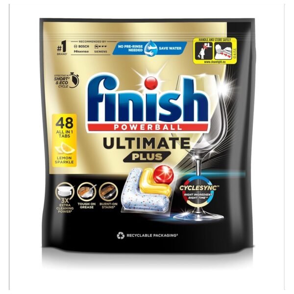 Finish Ultimate Plus Dishwasher Tablets 48's Lemon