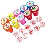 FunBlast 10 Pcs Motivation Stamps for Kids - Plastic Stamps Toys Art & Craft for School Supplies Toys for Kids/Boys/Girls- Multicolor