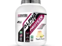 Getmymettle Alpha Whey Protein Powder, Vanilla Desire (2kg / 4.4lbs) | 35.06g Protein Per Serving | High Protein for Muscle Growth & Recovery | Fast Absorption | Gym Nutrition