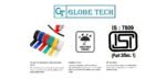 Globe Tech 0.130 mm X 18 mm 8 Meter Self Adhesive PVC Electrical Insulation Tape-Colored Pack of 10 Pieces (Random Color)