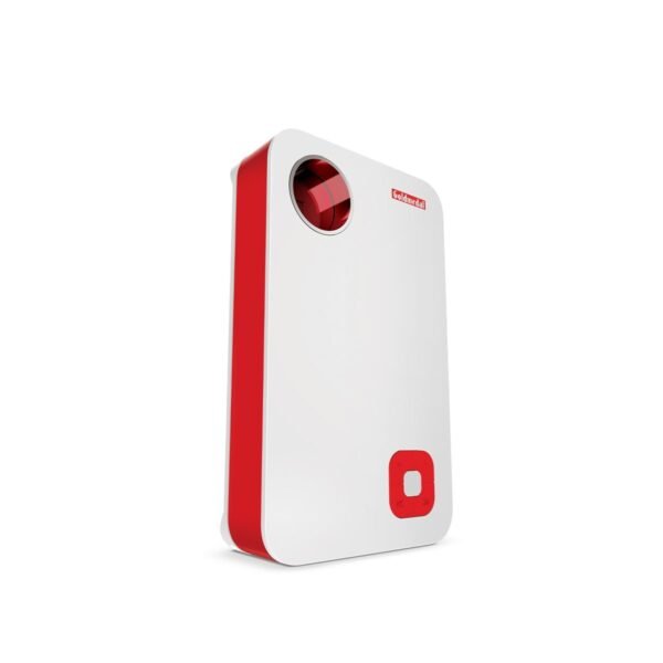 Goldmedal Red Dot Polyphonic Door Bell For Home | Calling Bell For Office,School | Wired Electric Door Bell | LED Flash Light | - White & Red