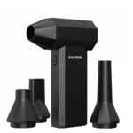 HI Focus X3 Turbo Cordless Air Duster, 110000 RPM High Power Electric Dust Blower with 3 Speed Modes, Portable Cleaner for Computer, Keyboard, Car and Home