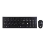 HP USB Wireless Spill Resistance Keyboard and Mouse Combo with 10m Working Range 2.4G Wireless Technology / 3 Years Warranty (4SC12PA), Black