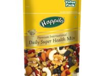 Happilo Premium International Daily Super Health Mix 325g | 15 + Varieties like Cashew Nuts, Almonds, Pistachios, Walnuts, Seeds, Dried Mango, Raisins, Berries, Super Healthy Mix