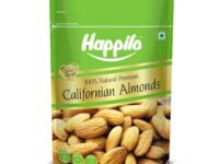 Happilo Premium Natural Californian Almonds 500g | Badam Giri, Healthy Snacks, Dry Fruits | Crunchy Nuts | High in Fiber | Rich in Protein | Magnesium | Phosphorus | Dietary Fibre | Zero Cholesterol