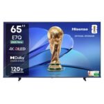 Hisense 164 cm (65 inches) E7Q Series 4K Ultra HD Smart QLED TV 65E7Q (Black)