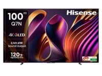 Hisense 254 cm (100 inches) Q7N Series 4K Ultra HD Smart QLED TV 100Q7N (Dark Grey)