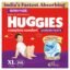 Huggies Complete Comfort Wonder Pants | Pant Style Baby Diapers Extra Large Size (XL), 168 Count | India's Fastest Absorbing Diaper, Prevents Diaper Rash, Ideal for 12 to 17 Kgs (56 Count, Pack of 2)