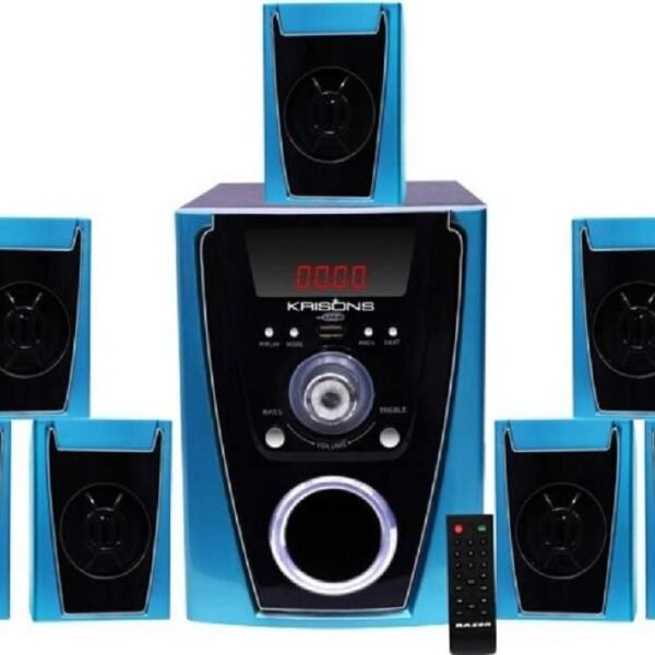 Krisons Polo 7.1 Home Cinema Speaker System Multimedia with FM Stereo, Bluetooth, USB/SD/MMC/AUX Function