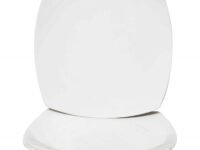 Kuber Industries Plastic Dinner Plates - 3 Pieces, White