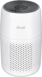 LEVOIT Core Mini Air Purifier For Coverage Area 183 Sq Ft, H13 Truehepa Filter, Remove 99.97% Dust, Smoke, & Pollen, With Fragrance Sponge, (2 Years Warranty), White